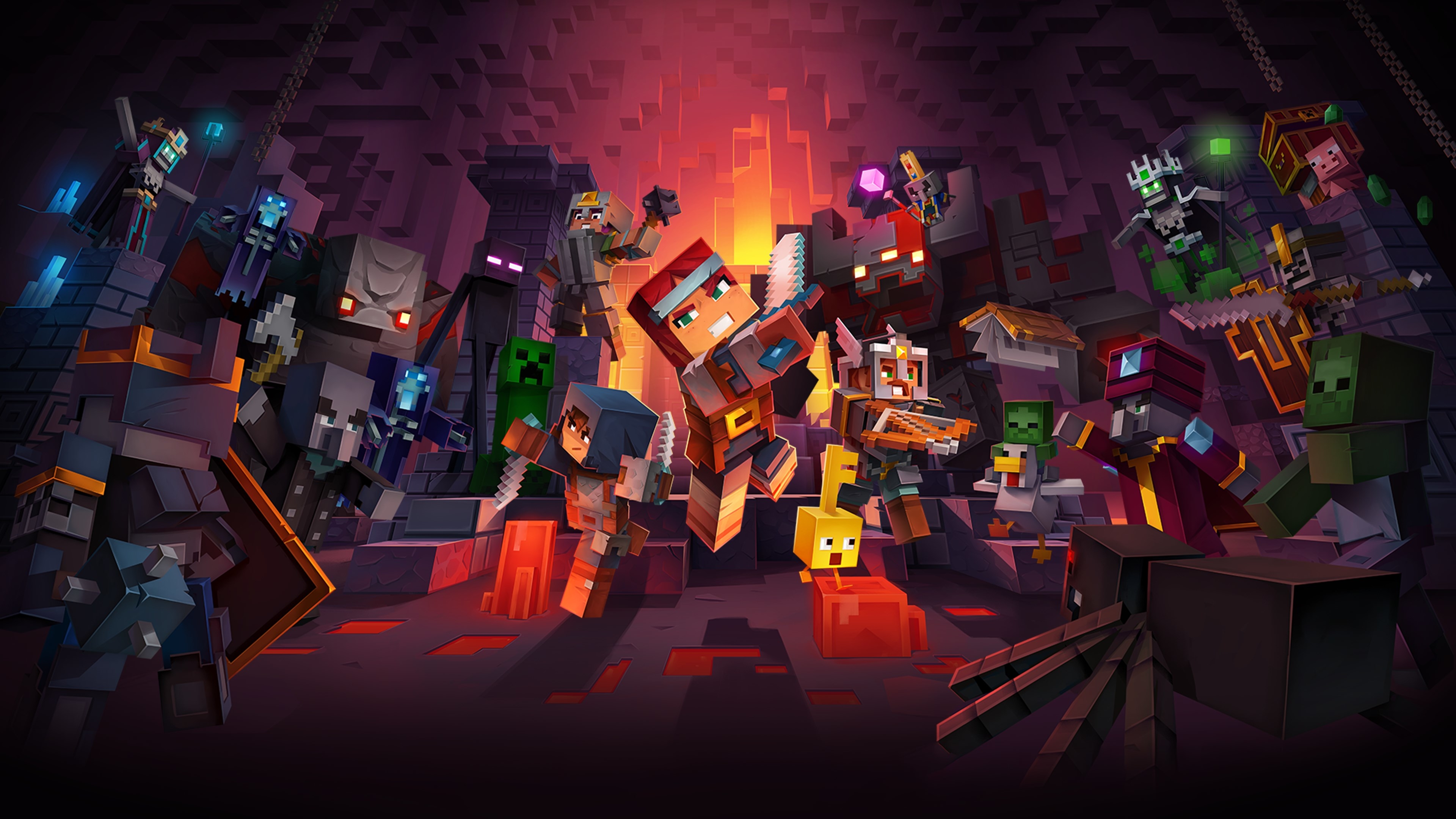 Minecraft Dungeons 4K Wallpapers